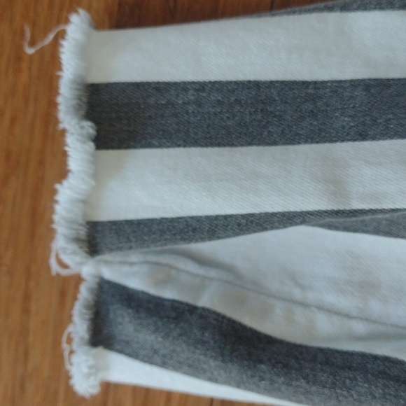 Dex Monochrome Striped Pants Jeans Sz 25 - Picture 4 of 4